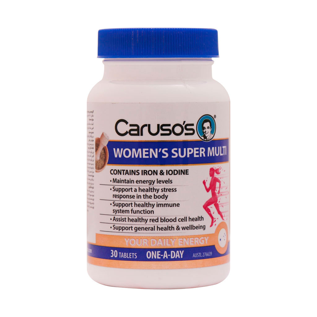 قرص وومنز سوپر مولتی کاروسوس نچرال هلث | Carusos Natrual Health Womens Super Multi