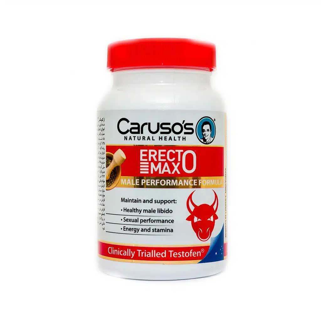 قرص ارکتومکس کاروسوس نچرال هلث 30 عدد | Carusos Natural Health Erecto Max