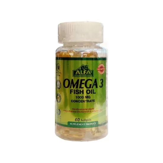 سافت ژل امگا 3 آلفا ویتامینز 1000 میلی گرم | ALFA Vitamins Omega-3 1000mg