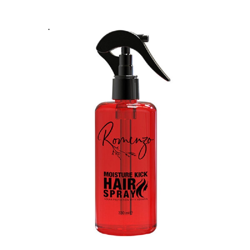 اسپری گره بازکن و محافظ مو مدل Moisture kick رومنزو 330 میل