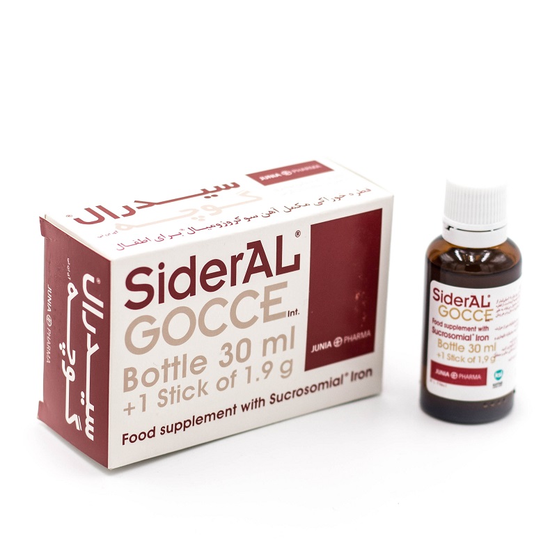 قطره آهن سیدرال گوچه جونیا فارما ۳۰ میلی لیتر | JuniaPharma Sideral Gocce