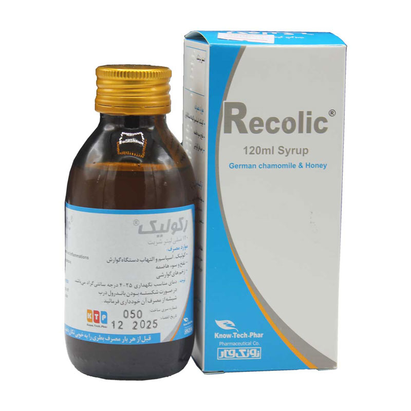 شربت رکولیک نوتک فار ۱۲۰ میلی لیتر | Know Tech Phar Recolic syrup