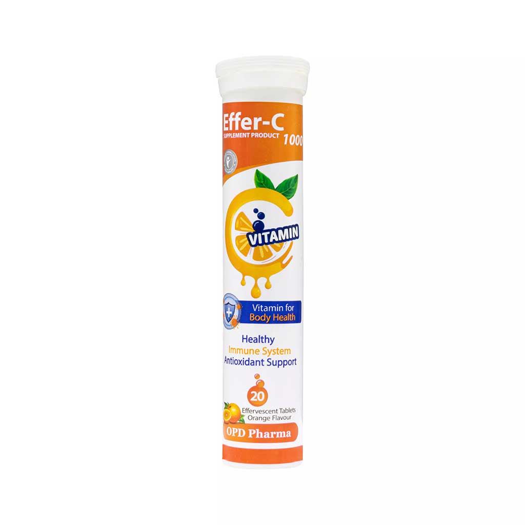 قرص جوشان ویتامین سی او پی دی فارما 20عدد | OPD Pharma Vitamin C EFF Tab