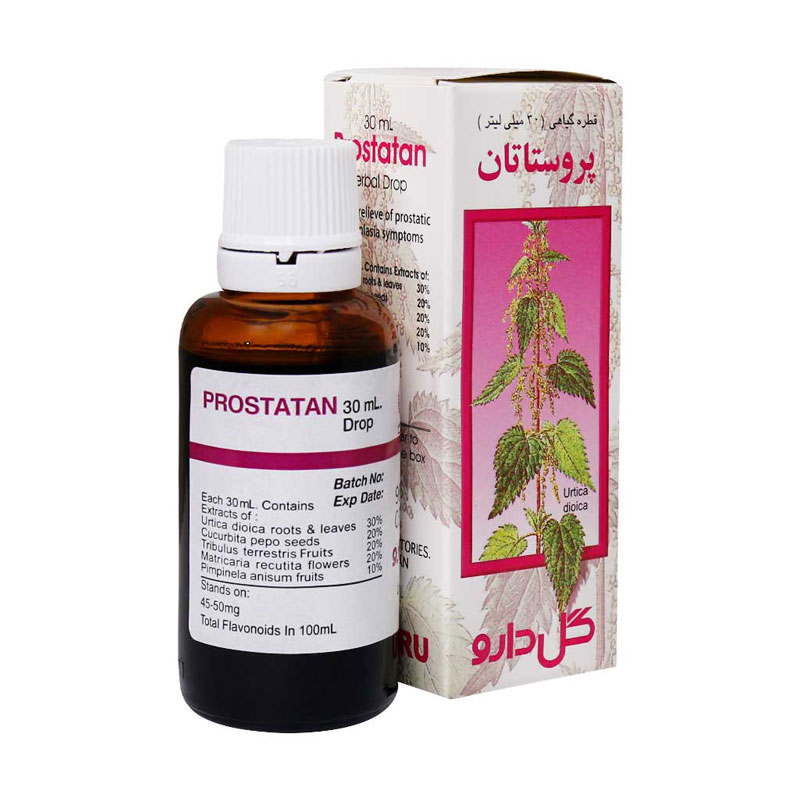 قطره گیاهی پروستاتان گل دارو ۳۰ میلی لیتر